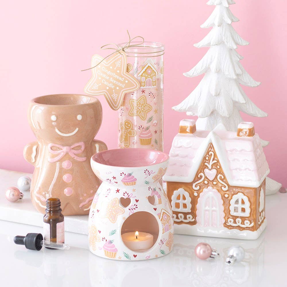 Sugarplum Gingerbread House Oil Burner and Wax Warmer - PRE ORDER September 2026 Arrival - The Christmas Shoppe