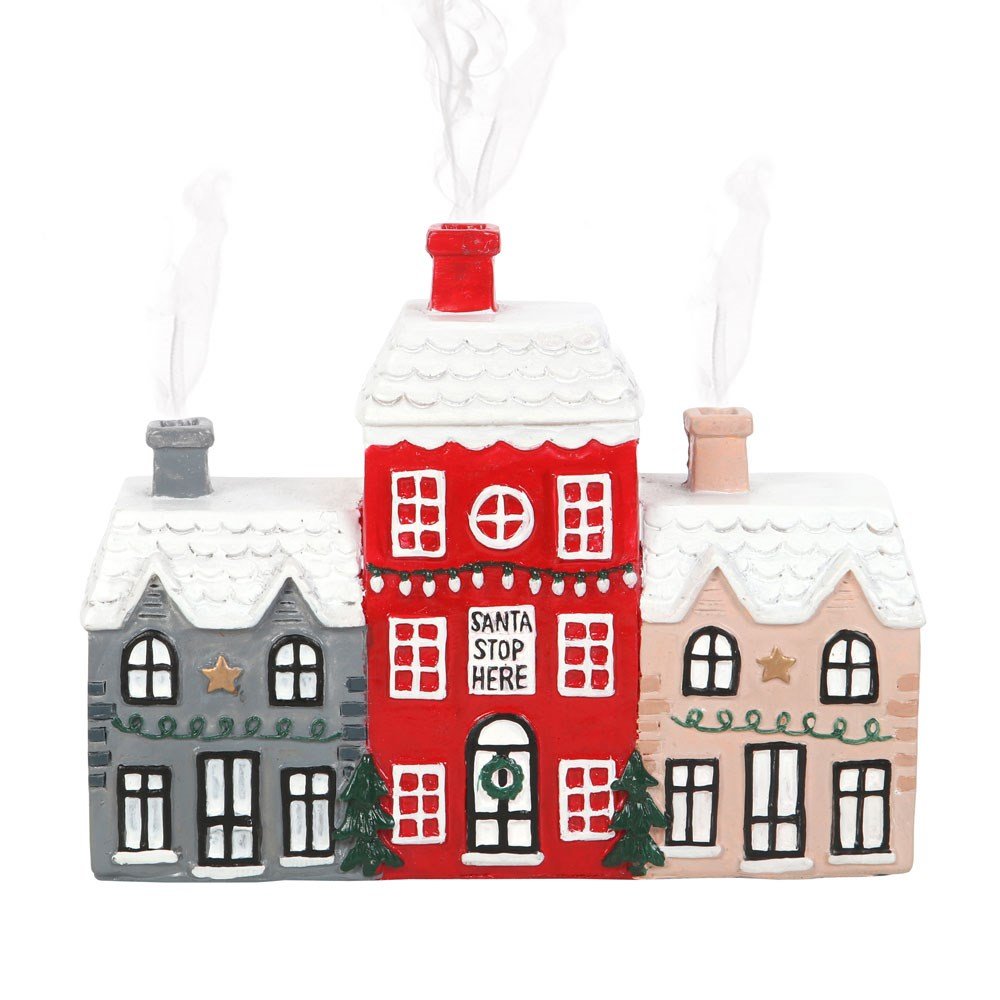 Christmas Village Incense Burner