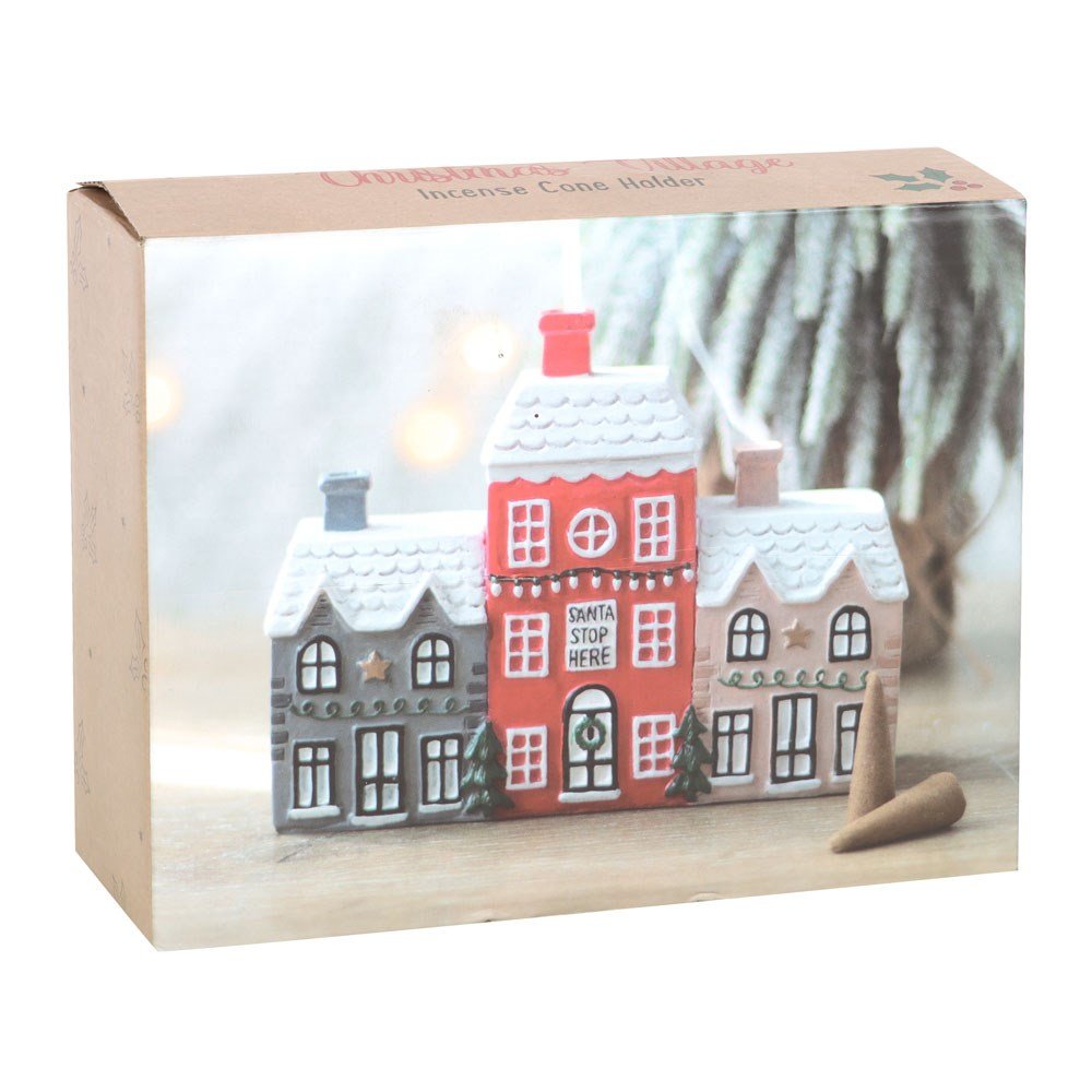 Christmas Village Incense Burner