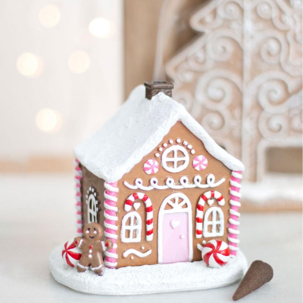 Gingerbread House Incense Burner