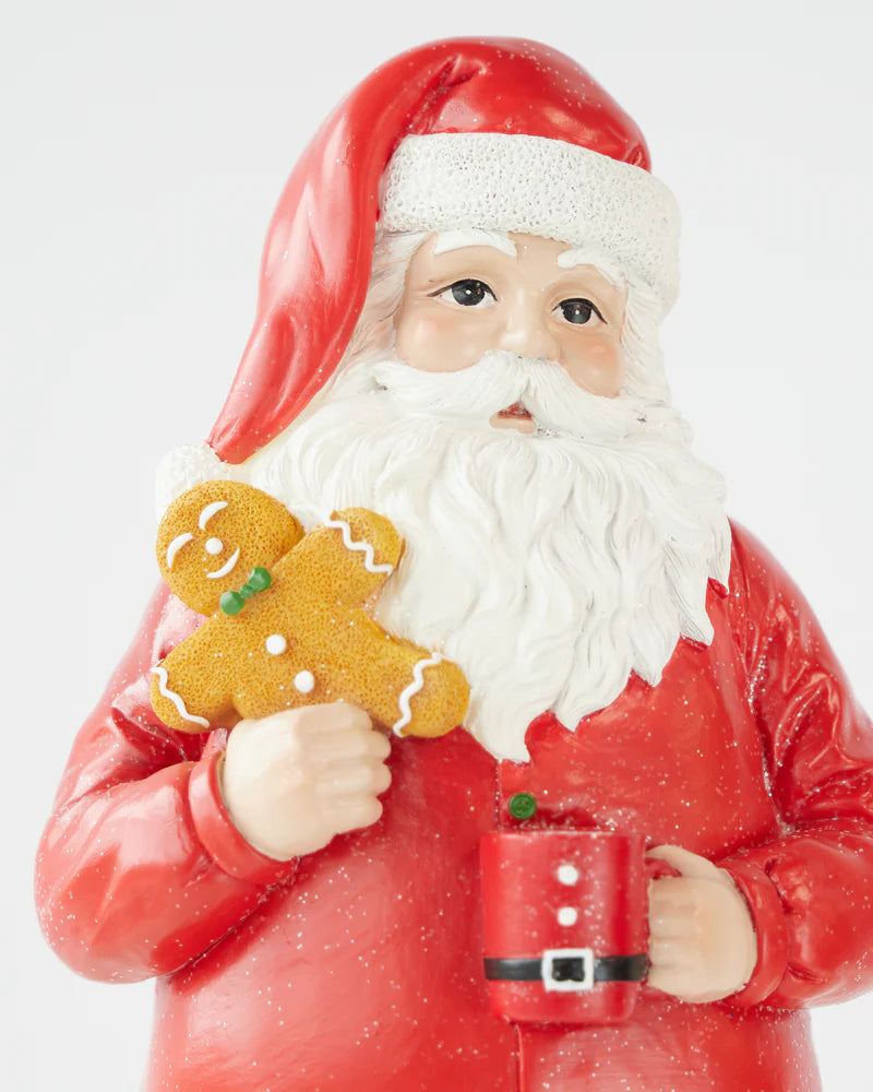 Santa with his Midnight Snack - The Christmas Shoppe