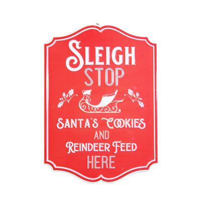Sleigh Stop Here Sign - The Christmas Shoppe