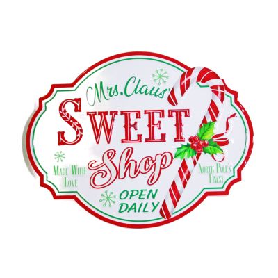Mrs Claus Sweet Shop Sign - The Christmas Shoppe
