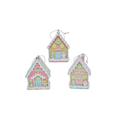 Hanging Gingerbread House Ornament - The Christmas Shoppe