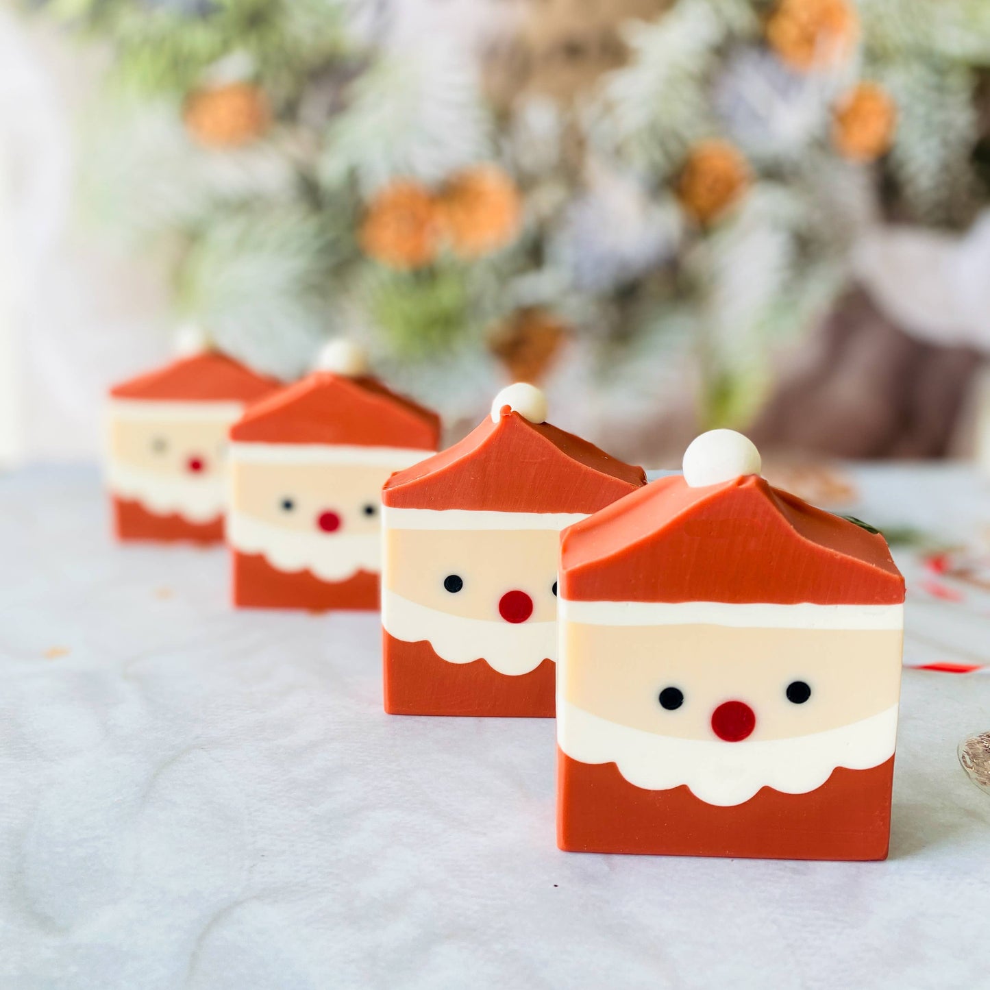 Handmade Australian Christmas Soap - White Bearded Magic - The Christmas Shoppe