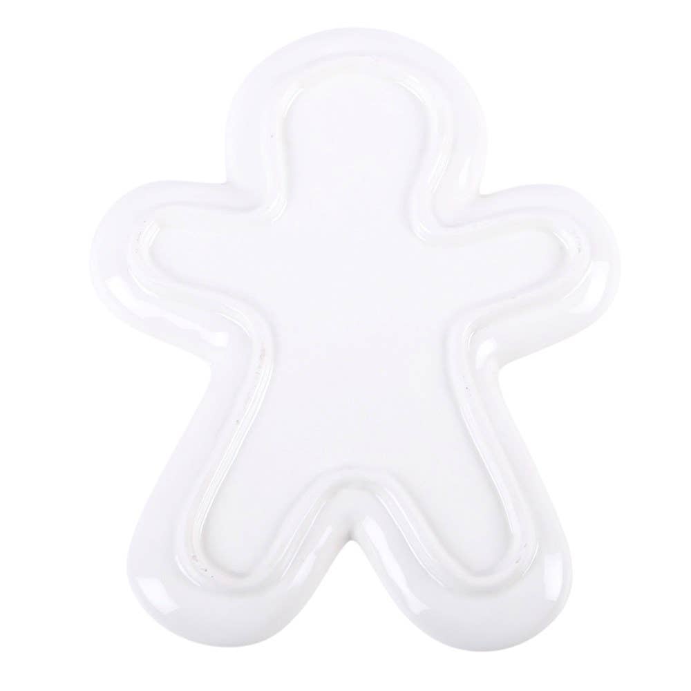 Sugarplum Bakery Gingerbread Man Serving Plate - PRE ORDER September 2026 Arrival - The Christmas Shoppe