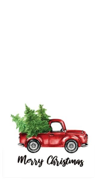 Red Ute Merry Christmas Table Runner - The Christmas Shoppe
