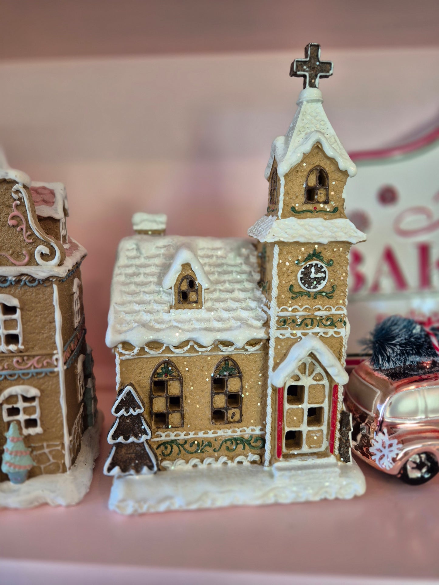 Gingerbread Village LED Gingerbread Church