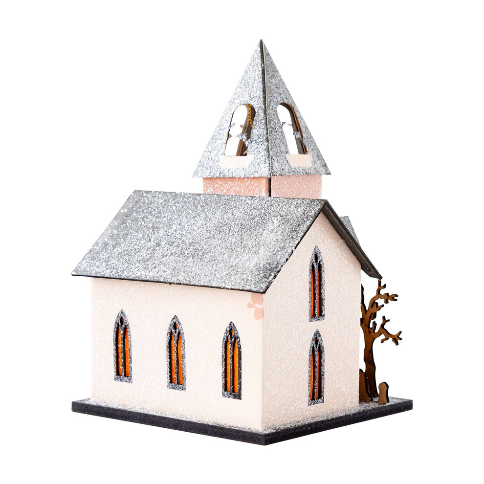 Halloween Abbey Light Up House