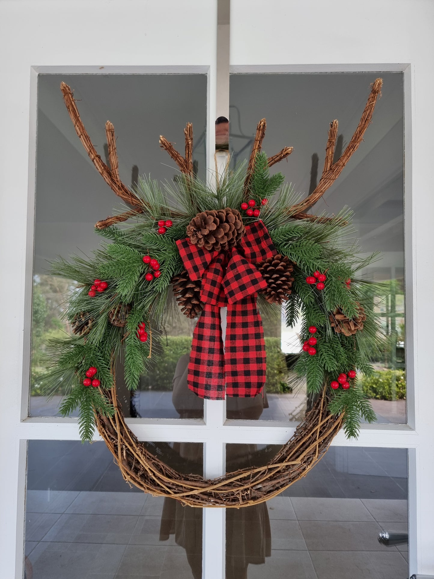 Deer Antler Wreath