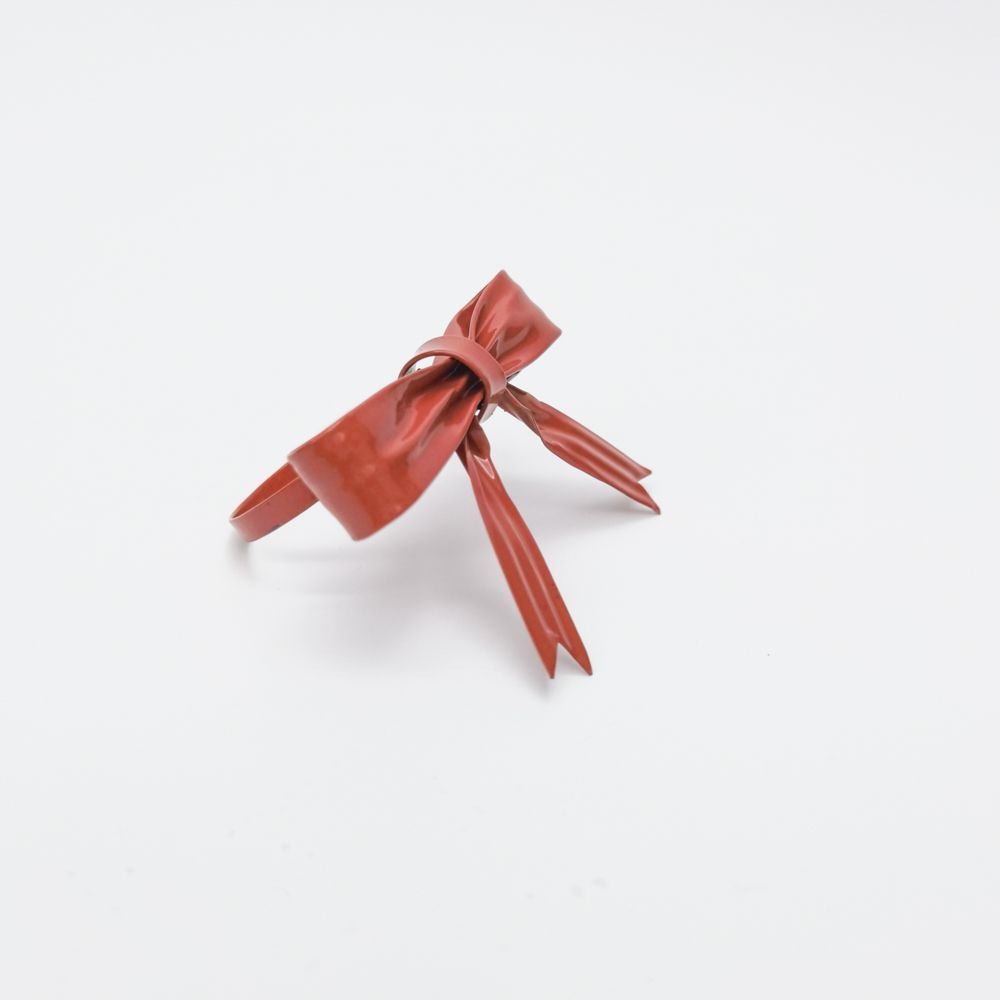 Red Urban Bow Napkin Ring