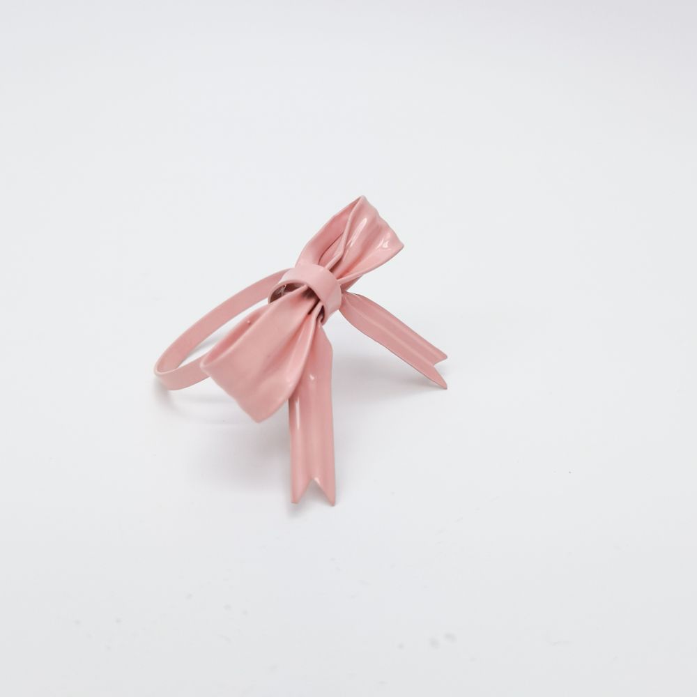 Pink Urban Bow Napkin Ring - The Christmas Shoppe