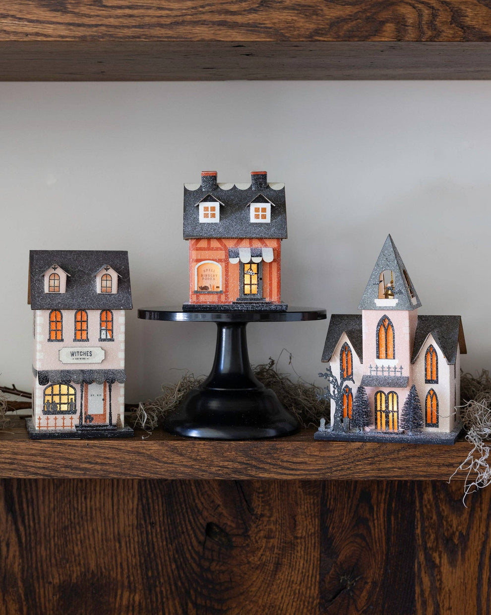 Halloween Abbey Light Up House - The Christmas Shoppe