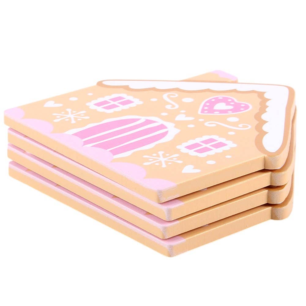Gingerbread House Coaster Set - PRE ORDER September 2026 Arrival - The Christmas Shoppe