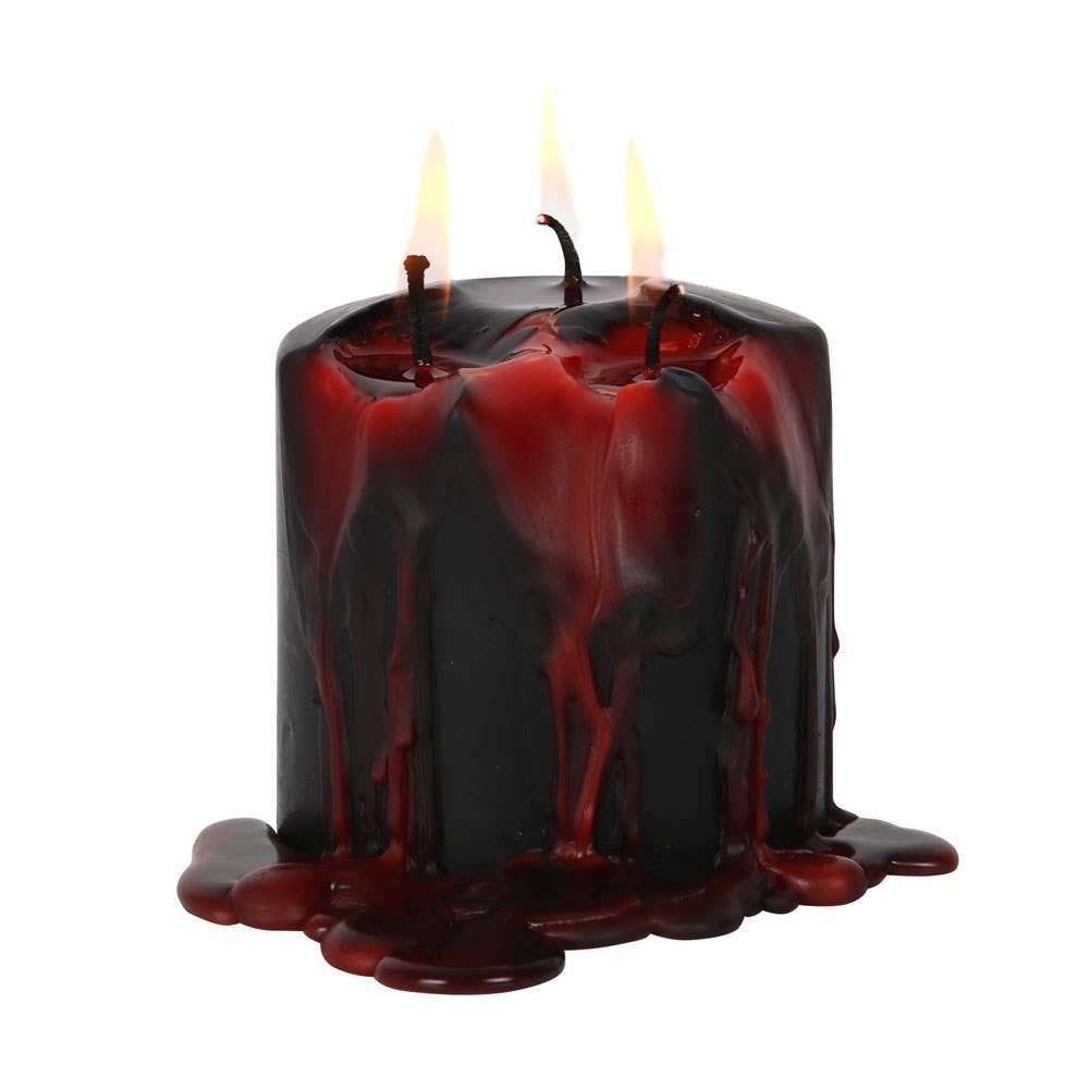 Vampire Blood Small Pillar Candle - PRE ORDER September 2026 Arrival - The Christmas Shoppe