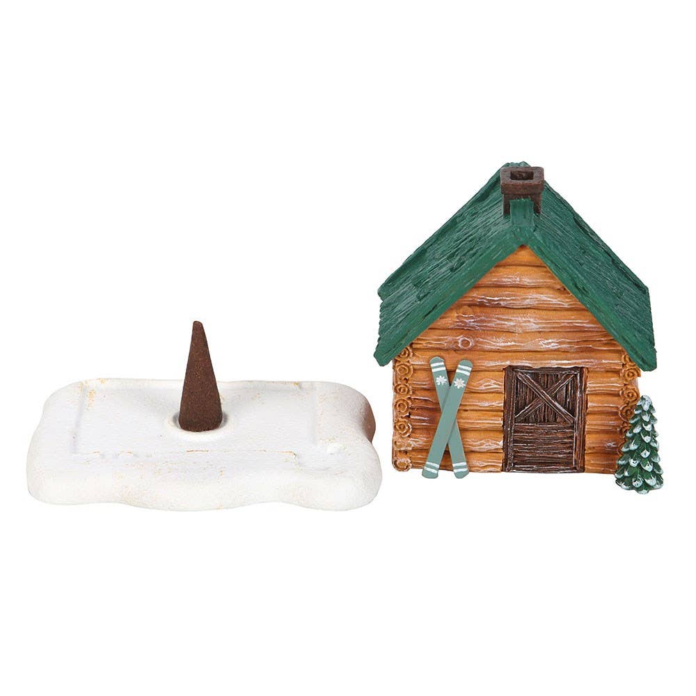 Cabin Ski Chalet Incense Cone Holder - PRE ORDER September 2026 Arrival - The Christmas Shoppe