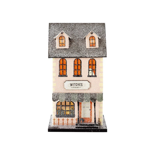 Witches Brewing Light Up House