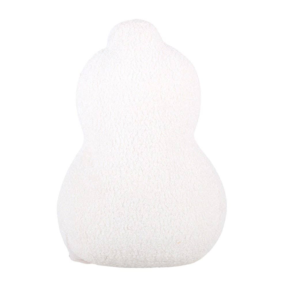 Snowman Shaped Boucle Cushion - PRE ORDER September 2026 Arrival - The Christmas Shoppe