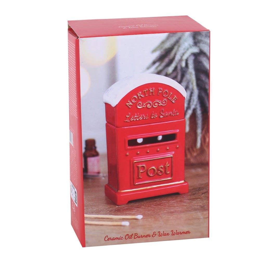 Letters to Santa Christmas Post Box Oil Burner - PRE ORDER September 2026 Arrival - The Christmas Shoppe