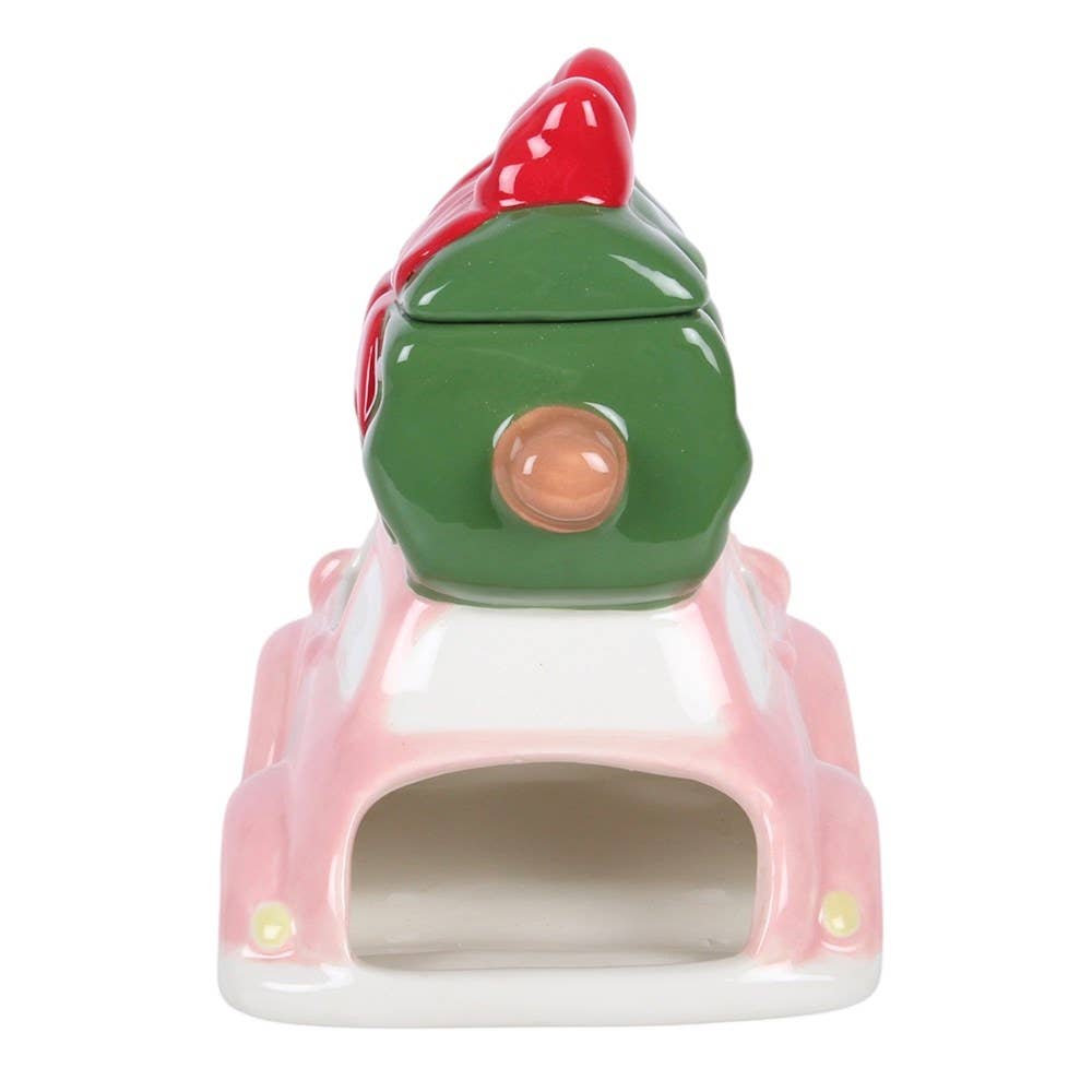 Pink Car with Christmas Tree Oil Burner - PRE ORDER September 2026 Arrival - The Christmas Shoppe
