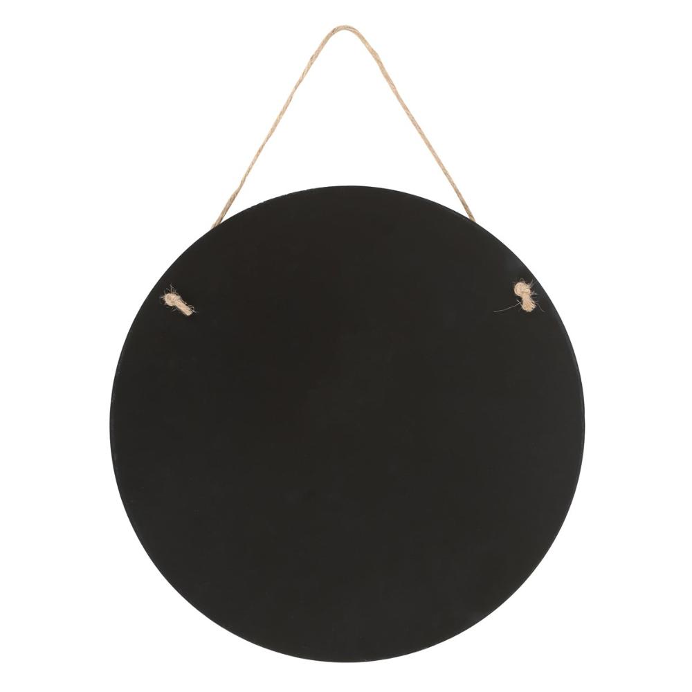 Haunted House Pumpkin Round Mdf Hanging Sign