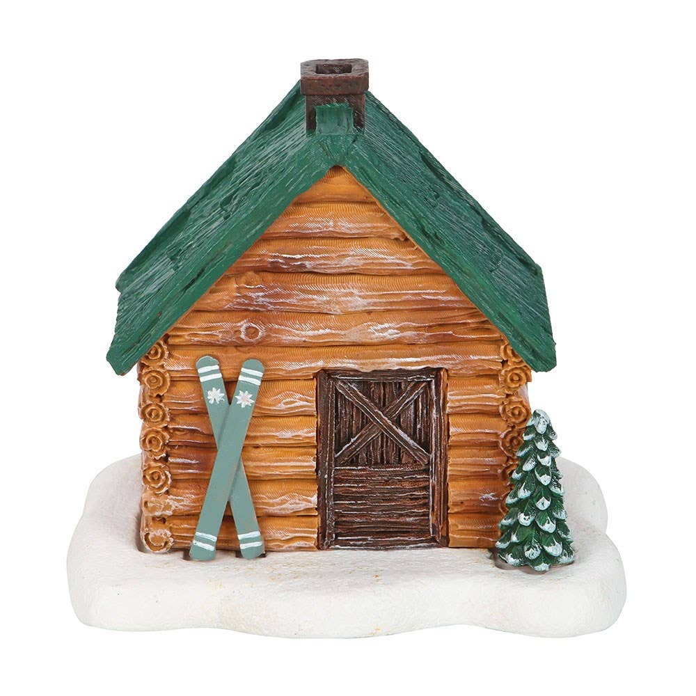 Cabin Ski Chalet Incense Cone Holder - PRE ORDER September 2026 Arrival - The Christmas Shoppe