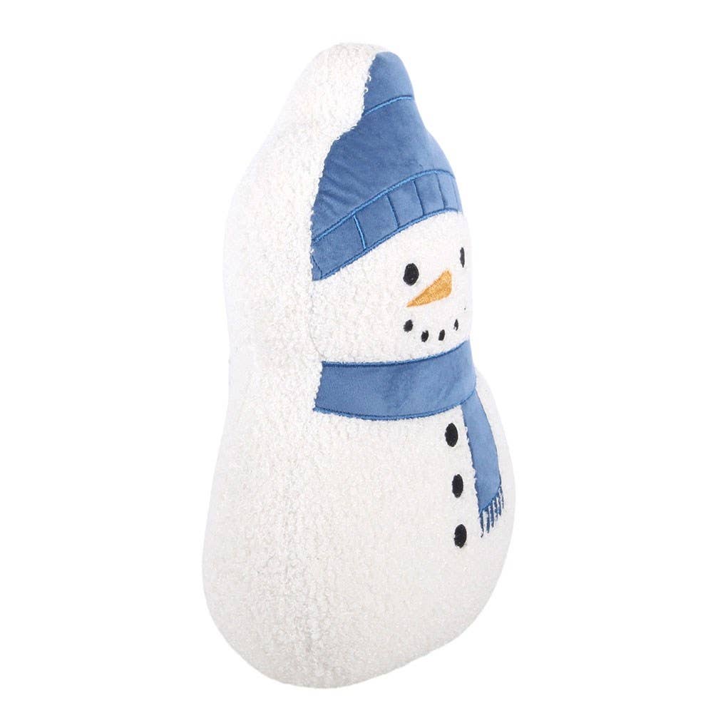 Snowman Shaped Boucle Cushion - PRE ORDER September 2026 Arrival - The Christmas Shoppe