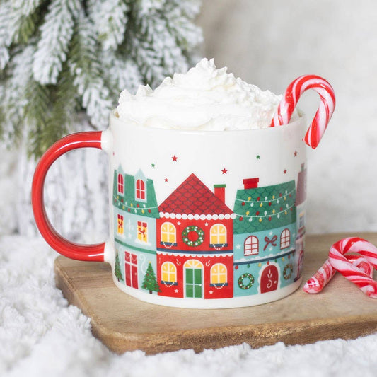 Christmas Street Print Mug - PRE ORDER September 2026 Arrival - The Christmas Shoppe