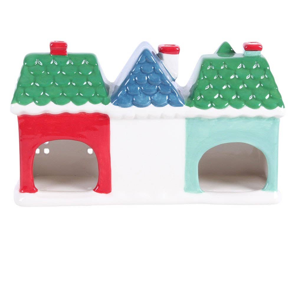 Christmas Street Tealight and Incense Cone Holder - PRE ORDER September 2026 Arrival - The Christmas Shoppe