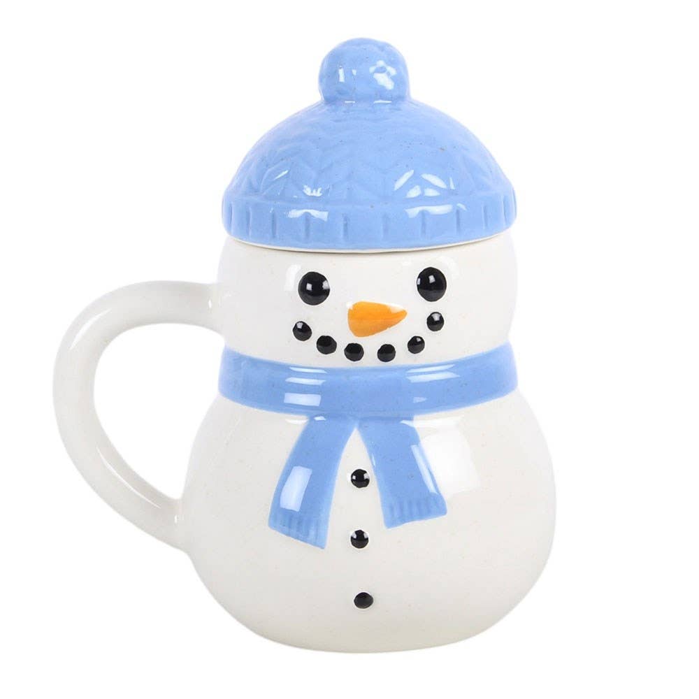Winter Snowman Lidded Mug - PRE ORDER September 2026 Arrival - The Christmas Shoppe