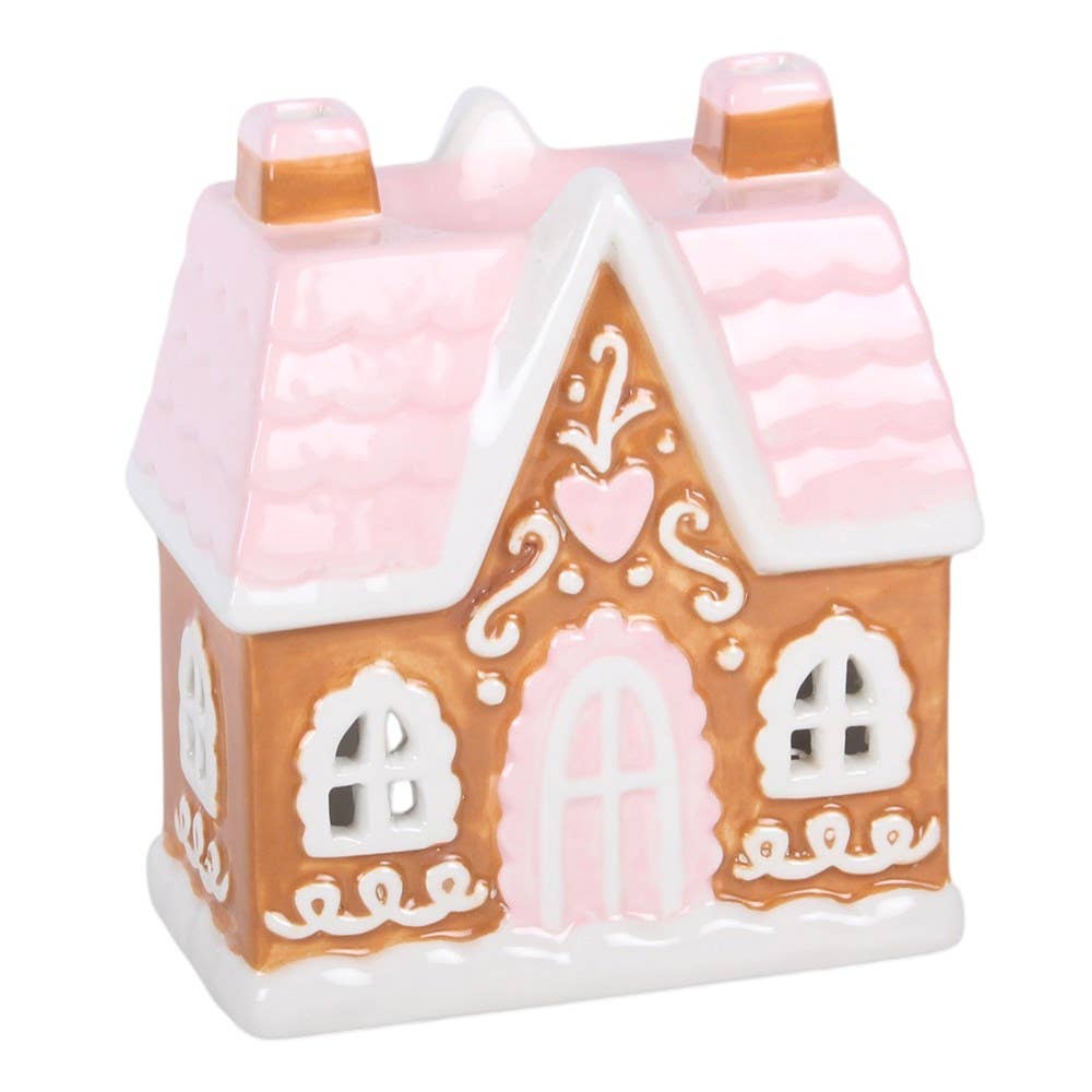 Sugarplum Gingerbread House Oil Burner and Wax Warmer - PRE ORDER September 2026 Arrival - The Christmas Shoppe