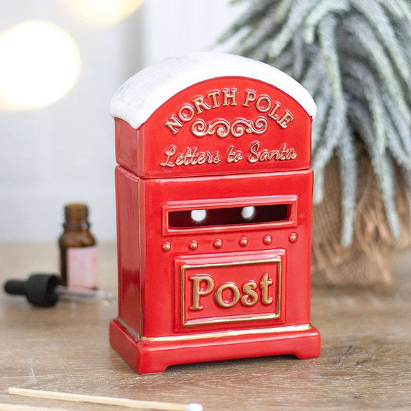 Letters to Santa Christmas Post Box Oil Burner - PRE ORDER September 2026 Arrival - The Christmas Shoppe