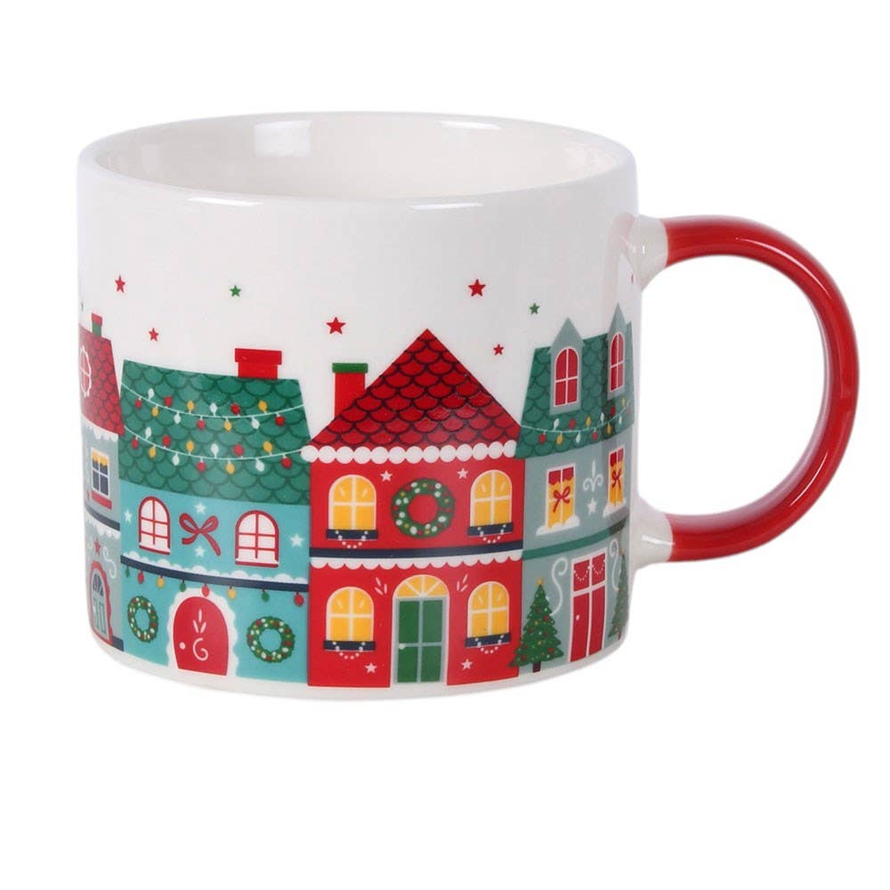 Christmas Street Print Mug - PRE ORDER September 2026 Arrival - The Christmas Shoppe