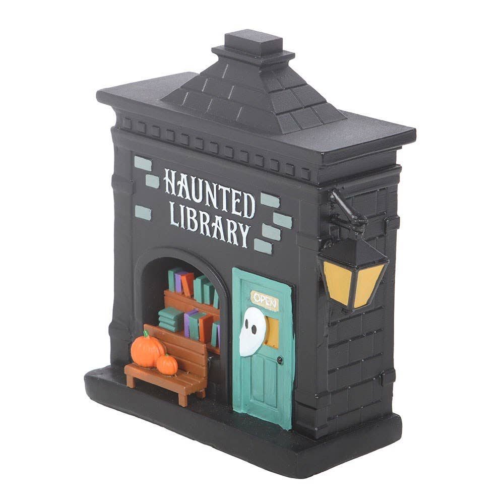 Haunted Library LED Light Up Decoration - PRE ORDER September 2026 Arrival - The Christmas Shoppe