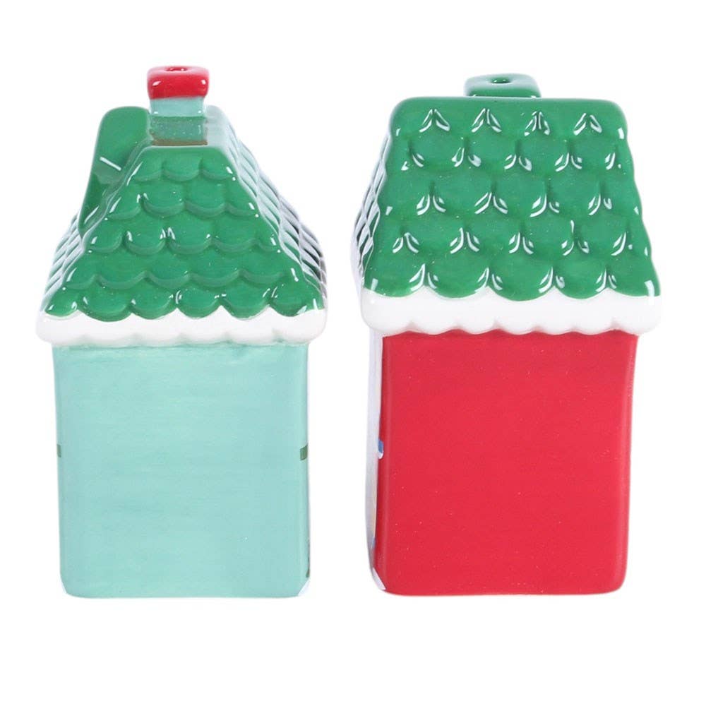 Christmas House Salt and Pepper Shakers - PRE ORDER September 2026 Arrival - The Christmas Shoppe