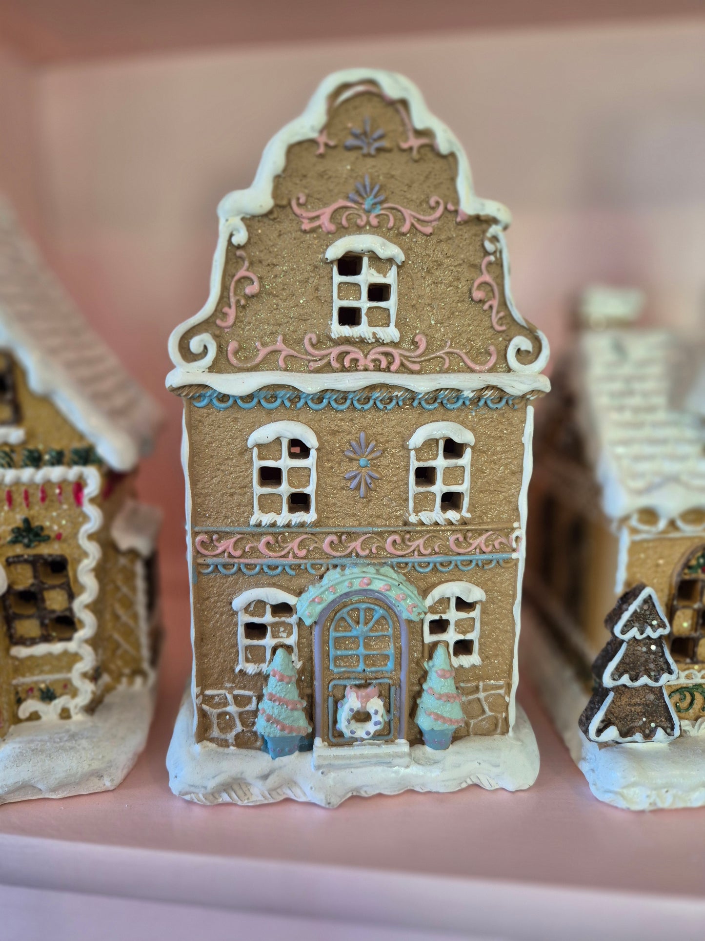 Gingerbread Village LED Gingerbread Canal House