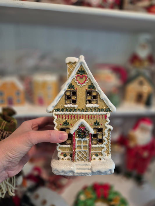 Gingerbread Village LED Gingerbread Cottage