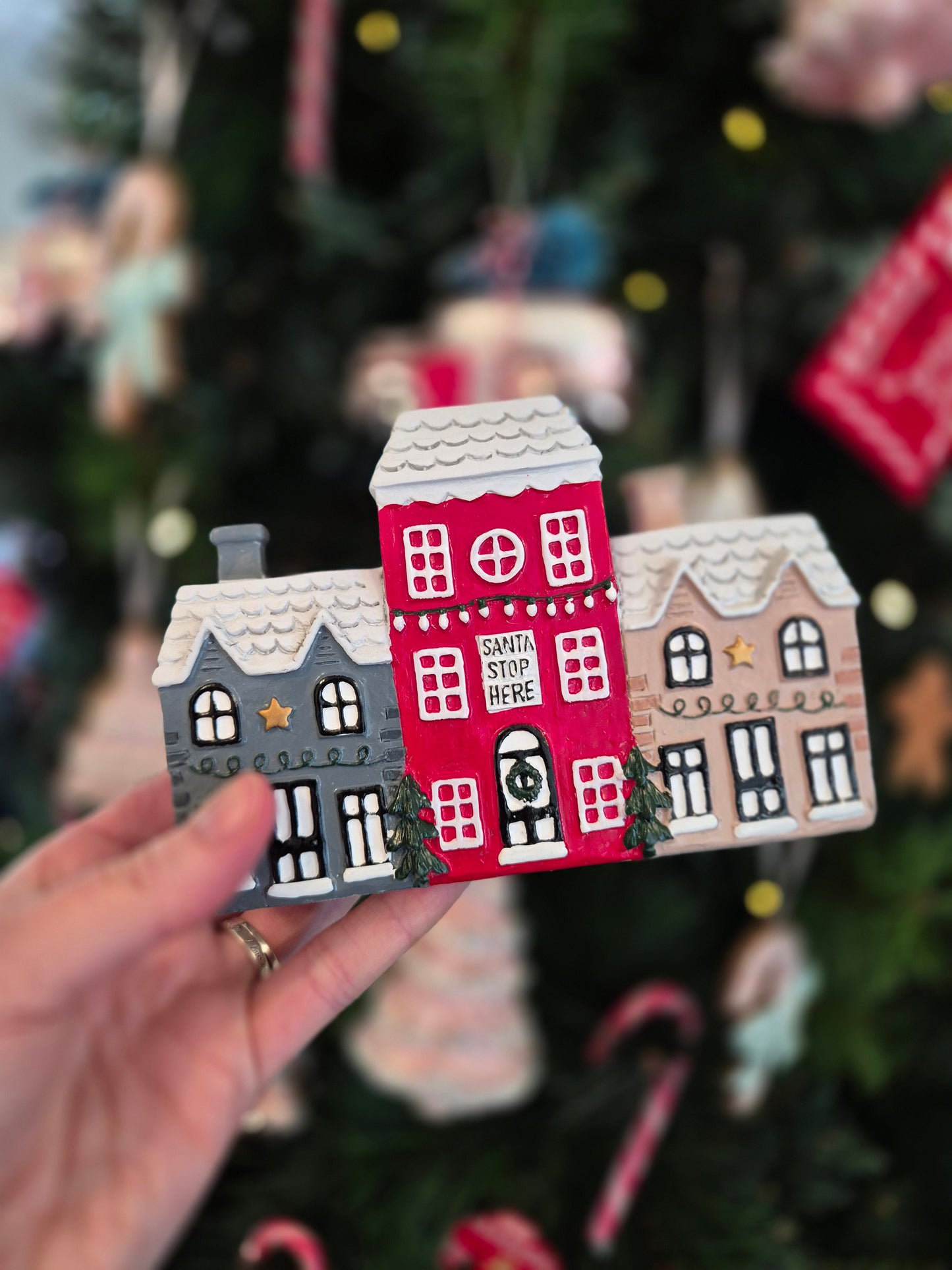 Christmas Village Incense Burner